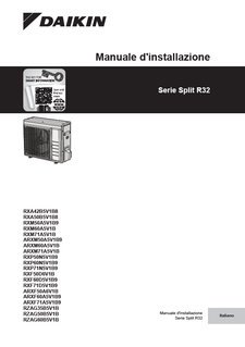 RXA-B8.RXM50A9.RXM-A.ARXM50A9.ARXM60-71A.RXP50-71N9.RXF50D6V1B.RXF60-71D9.ARXF50A6V1B.ARXF60-71A9.RZAG-B_Installation manual_3PIT766062-2_Italian download